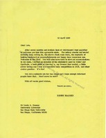 Only page, Letter to Kenney, April 16, 1980